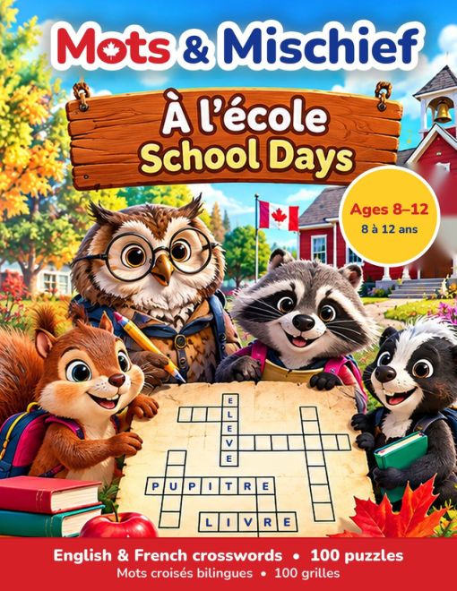 Couverture : À l'école